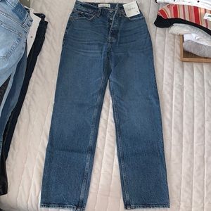 Abercrombie High Rise Dad Jeans